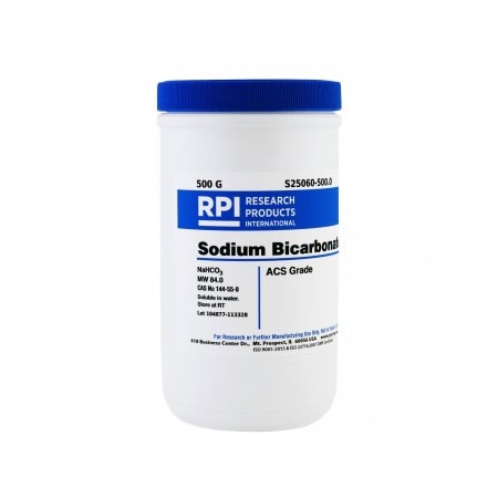 Rpi Sodium Bicarbonate, ACS Grade, 500 G S25060-500.0
